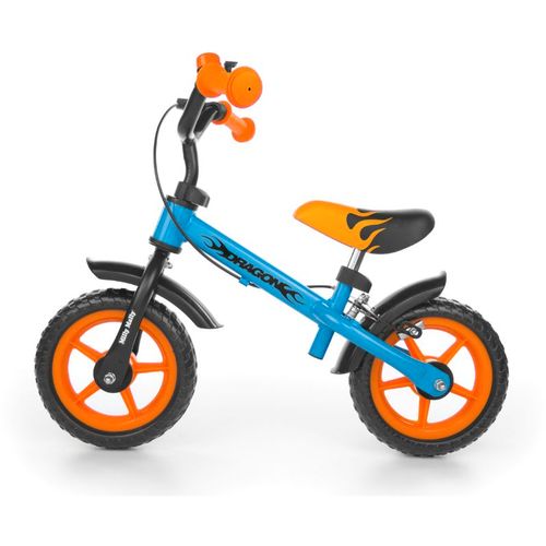 Milly Mally bicikl guralica Dragon s kočnicom plavo - narančasti slika 1