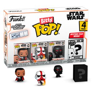 Blister 4 figures Bitty POP Star Wars Mandalorian Moff Gideon?