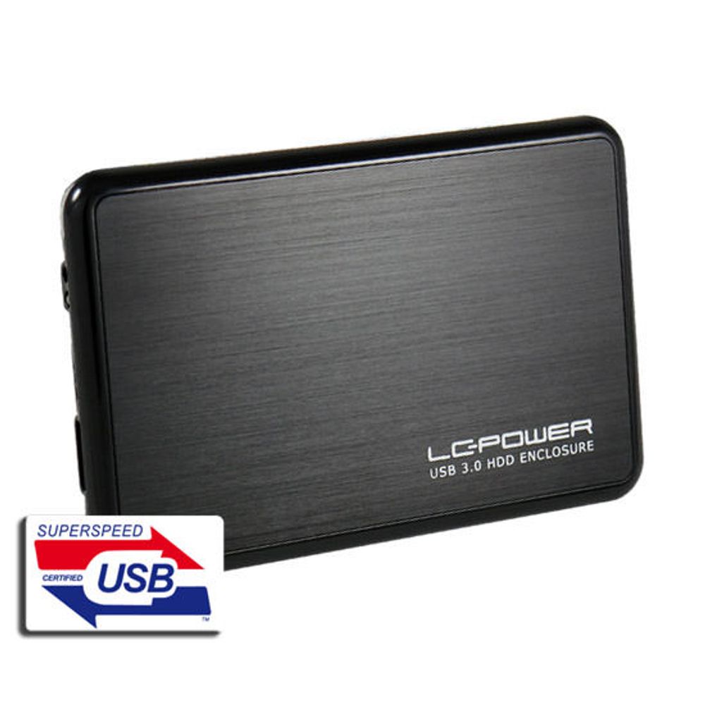 LC-Power LC-25BUB3 Enclosure2.5" USB 3.0,ultra slim slika 1