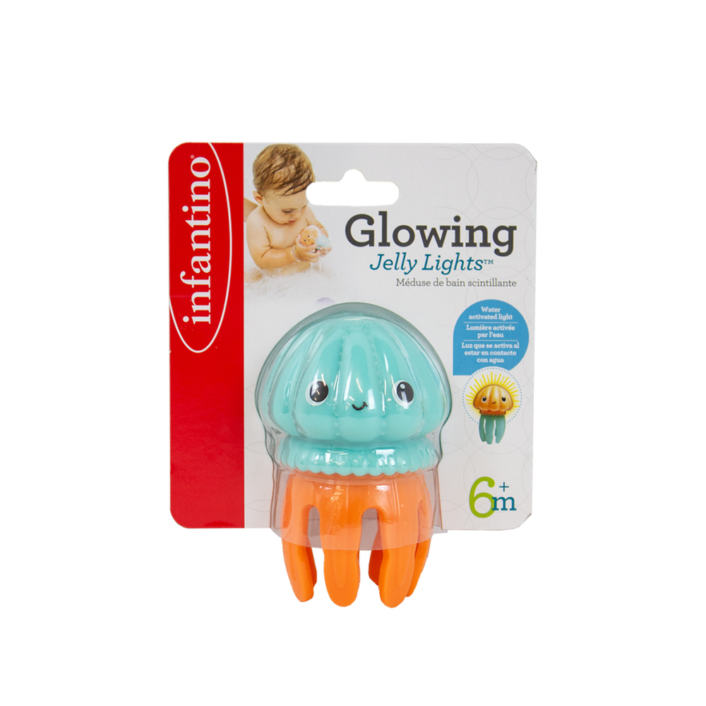 Infantino 305000 Igračka za kupanje Glowing Jelly Lights - Meduza koja svijetli slika 3