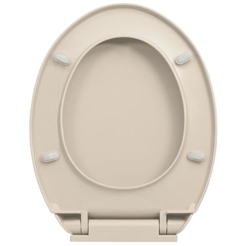 Toaletna daska s mekim zatvaranjem boja marelice ovalna slika 11