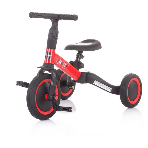 Chipolino tricikl / balance bike 2u1 Smarty red  slika 1