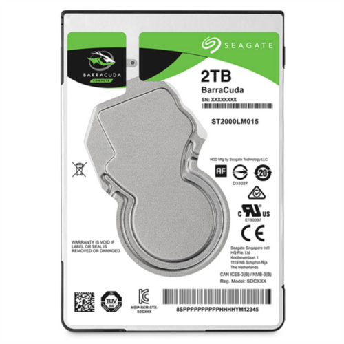 Seagate Barracuda 2TB 2.5'' SATA Interni Tvrdi Disk slika 1