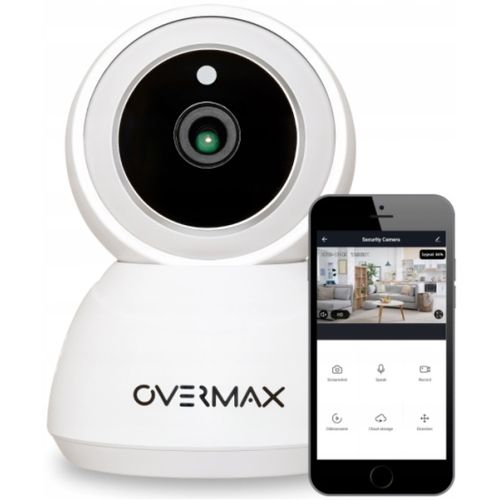 Overmax nadzorna kamera, unutarnja, WiFi, aplikacija, CamSpot 3.7 bijela slika 1