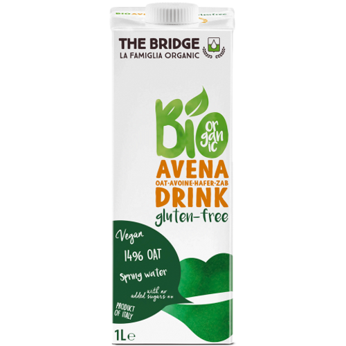 THE BRIDGE Napitak od zobi bez glutena BIO 1L slika 1