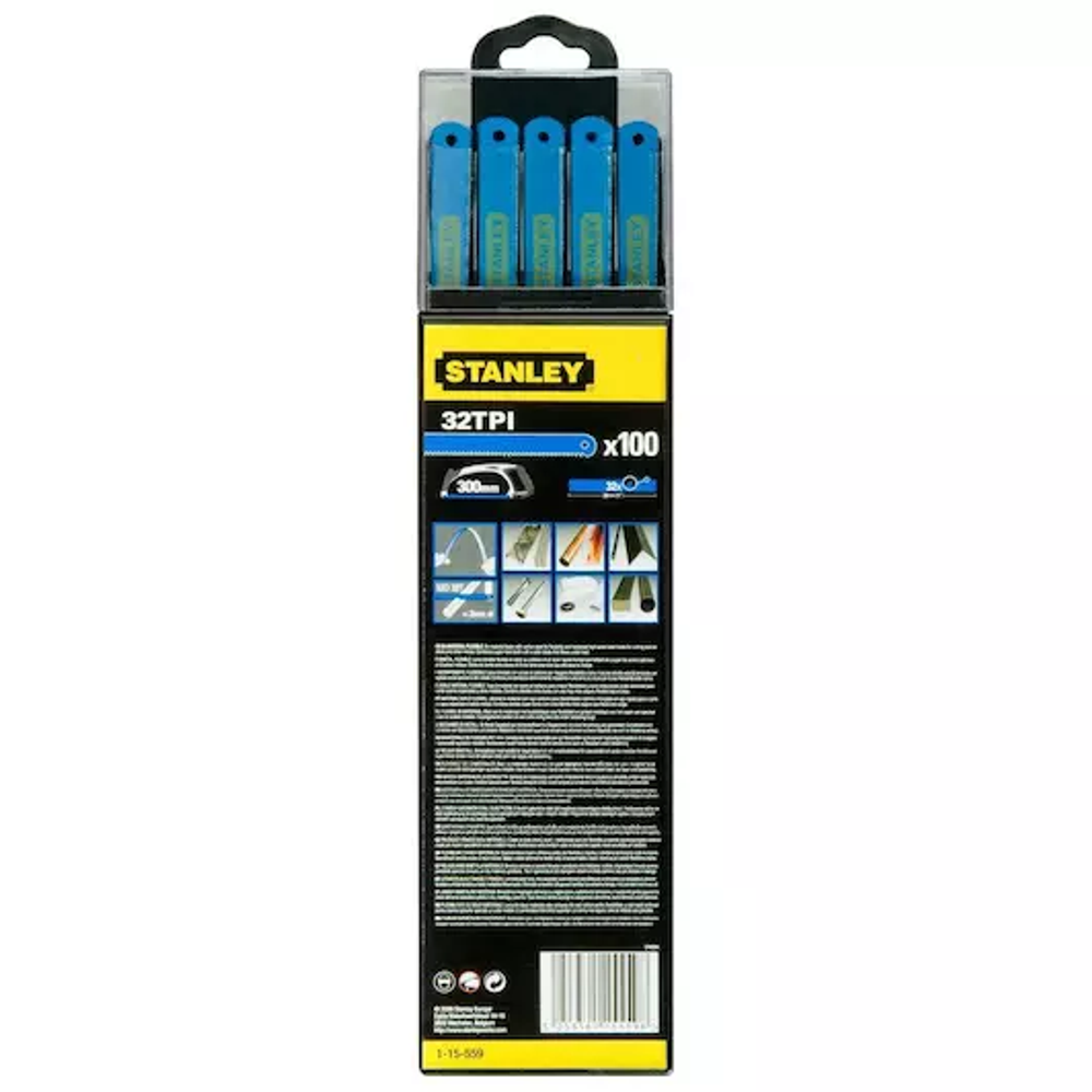 Stanley Listovi pila za metal 300 mm 100 kom. 1-15-559 slika 2