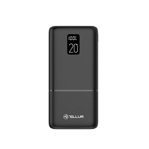 TELLUR POWER BANK PD202 Boost Pro 20000mAh, 2xQC3.0 22.5W + PD 30W LCD Display BLACK