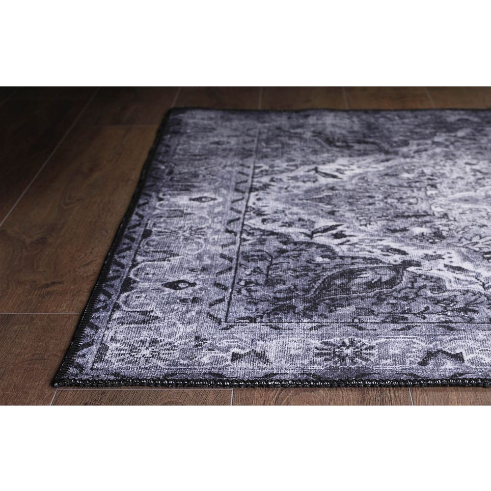 Višebojni Hodnički Tepih Blues Chenille - Sivi AL 22 (75 x 150 cm) slika 5