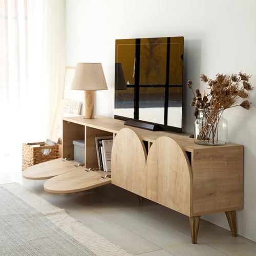 Mesta - Oak v2 Oak TV Stand slika 4