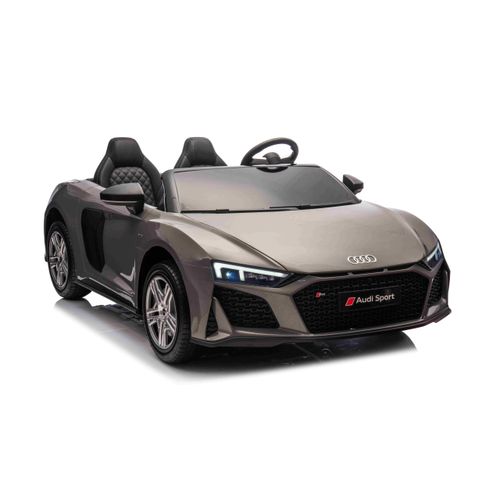 Licencirani auto na akumulator Audi R8 Spyder LIFT - dvosjed - sivi slika 4