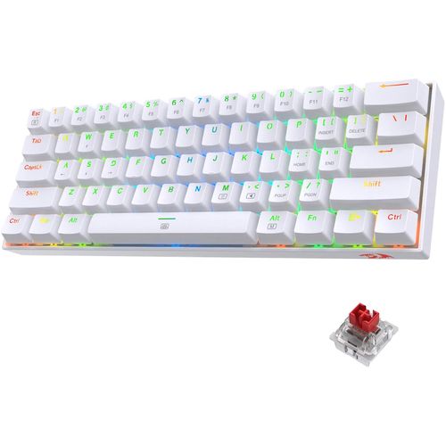 KEYBOARD - REDRAGON DRAGONBORN K630 RGB WHITE RED SWITCH slika 9