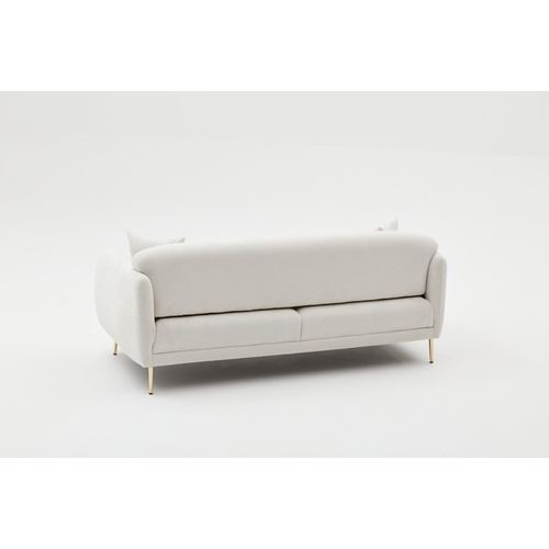 Atelier Del Sofa Trosjed na razvlačenje, Krem Zlato, Simena - Cream slika 6