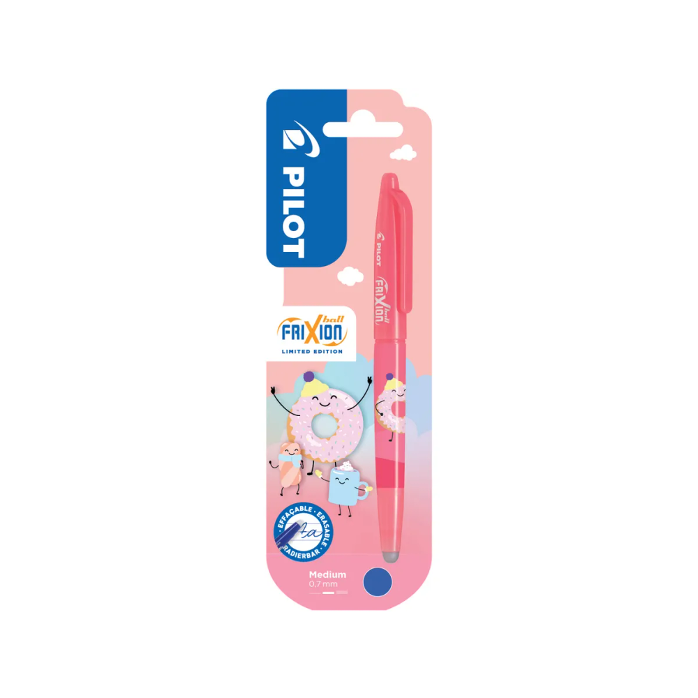 ROLER PILOT FANCY WINTER FRIXION BALL 0.7 KORALNO ROZE slika 1