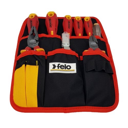 Set alata za električare Felo Ergonic VDE SL/PH 41399504 9 kom u torbi za pojas slika 5