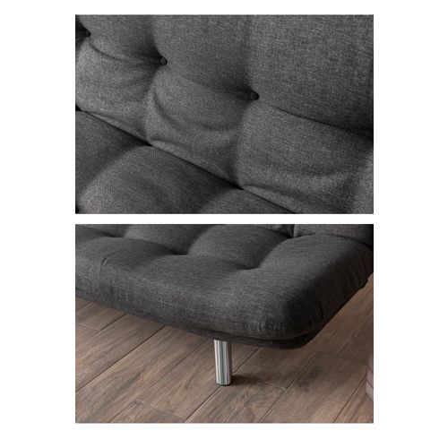 Atelier Del Sofa Trosjed, Misa Small Sofabed - Dark Grey slika 4