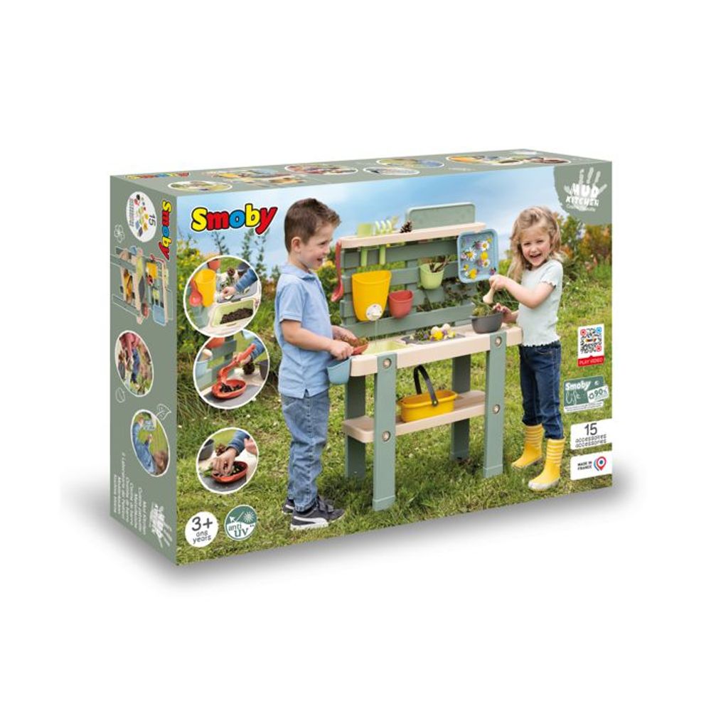 SMOBY Dječija vrtna kuhinja sa dodacima, 72 x 36 x 99 cm slika 7