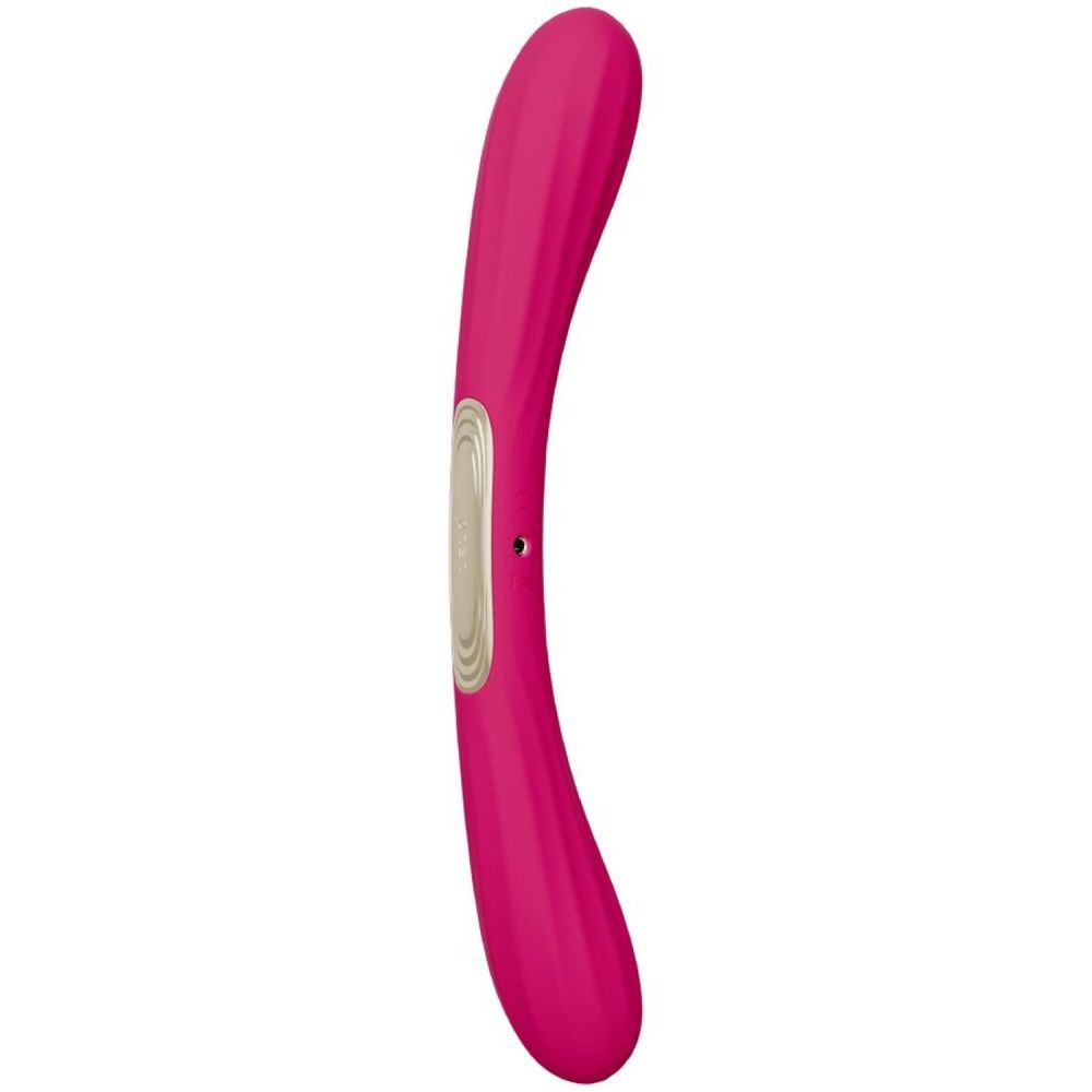 LELO - BOOMERANG dvostrani vibrator CERISE slika 1