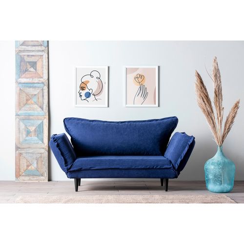 Atelier Del Sofa Dvosjed na razvlačenje, Mornarsko plava, Vino Daybed - Navy Blue \GR125\01 slika 2