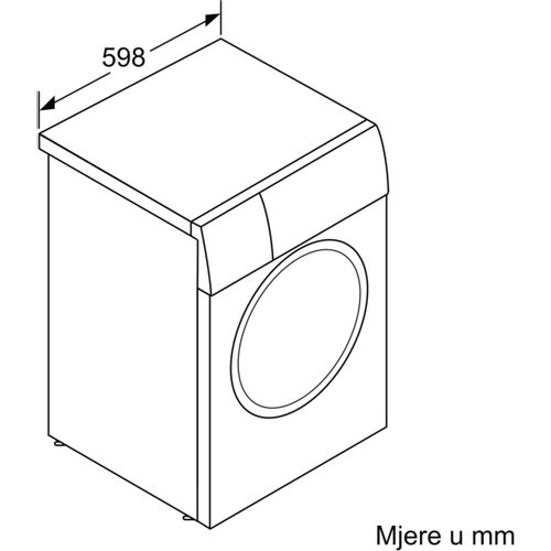 Bosch perilica rublja WGB256A0BY slika 8