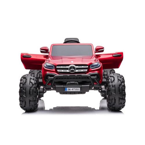 Licencirani auto na akumulator  Mercedes DK-MT950 4x4 - crveni/lakirani slika 6