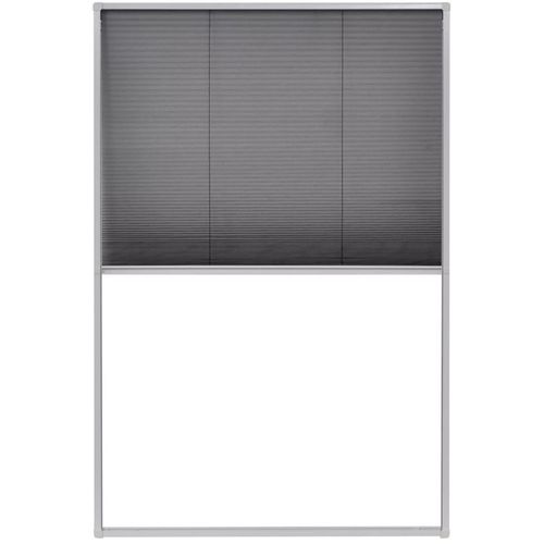 Plisirani Zaslon Protiv Insekata za Prozore Aluminijski 80x120 cm slika 8