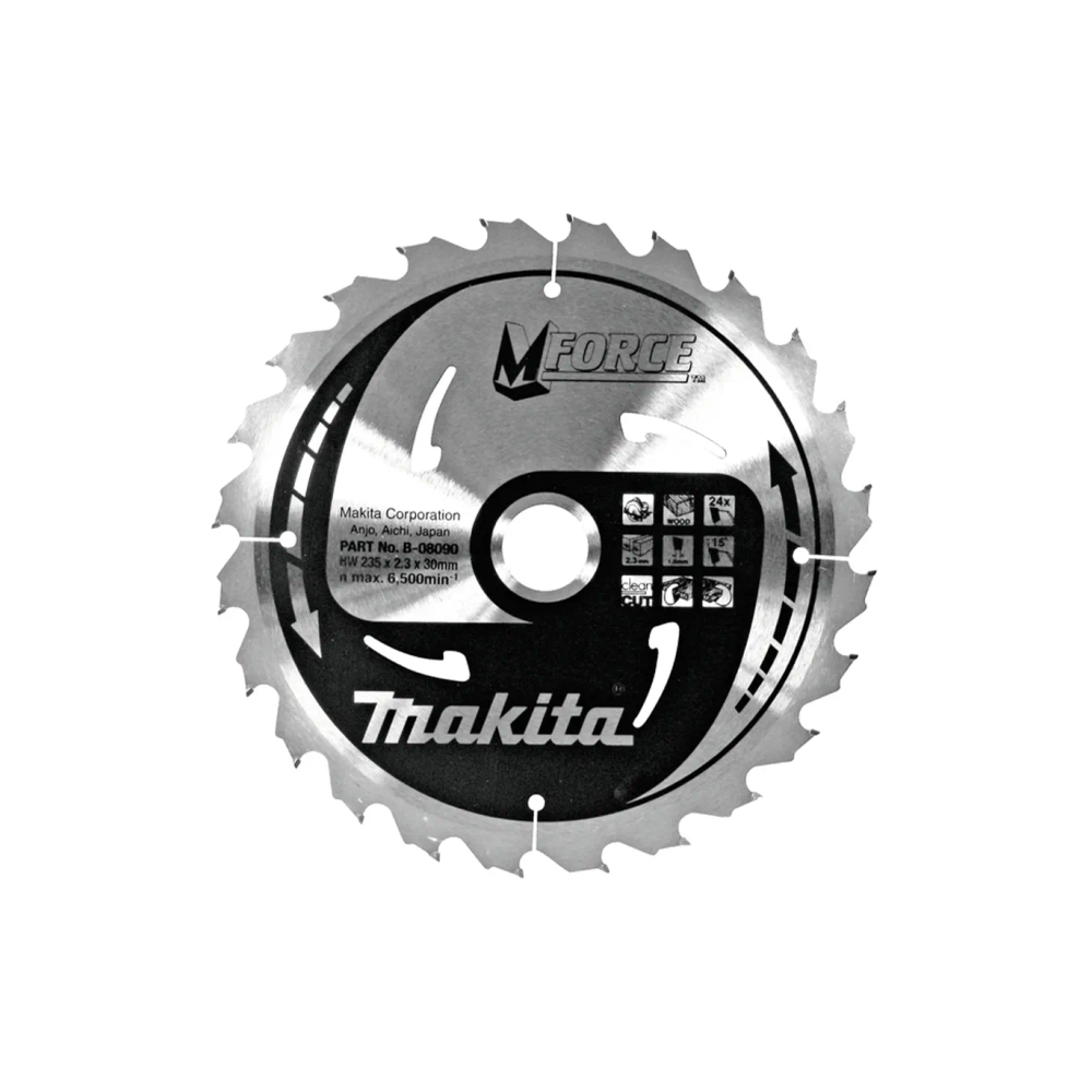 Makita - TCT list kružne pile za drvo 165 mm MForce 165x30x1,2 mm 10Z B-07892 slika 1
