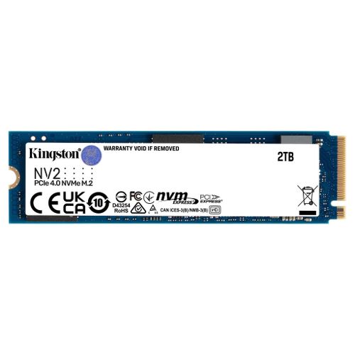 Kingston SNV2S/2000G M.2 NVMe 2TB, 2280, PCIe Gen 4x4, NV2, Read up to 3,500 MB/s, Write up to 2,800 MB/s, (single sided) slika 2