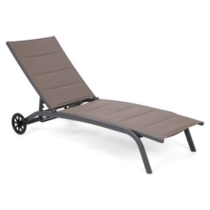 Ležaljka Ibiza siva / taupe