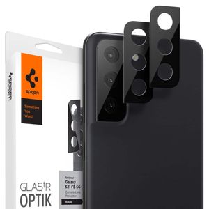 SPIGEN OPTIK.TR ZAŠTITNIK ZA KAMERU 2 KOM SET ZA SAMSUNG GALAXY S21 FE CRNI