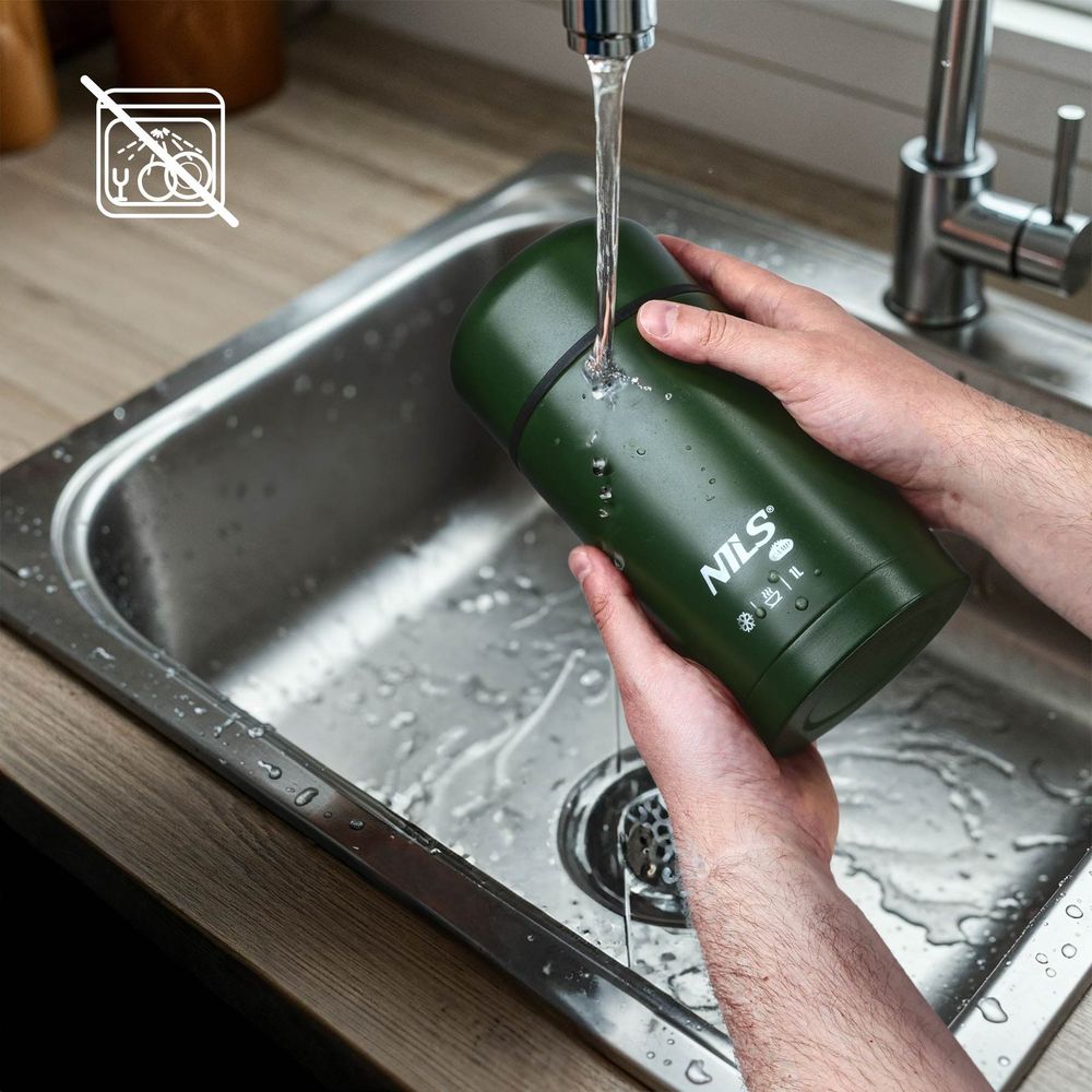 Nc3802 kutija za ručak 1000 ml zeleni nils kamp slika 5