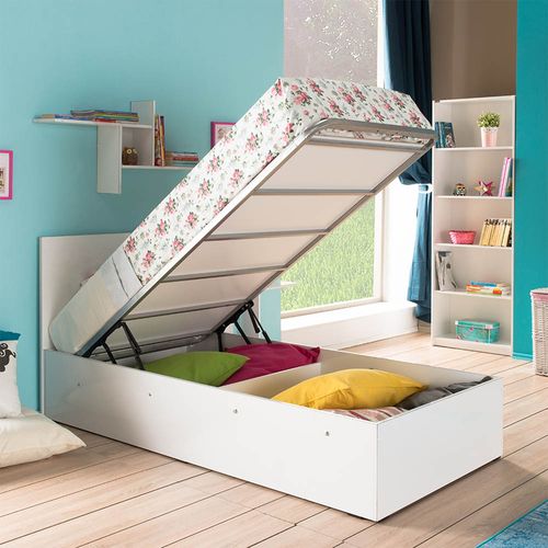 KRB-090-BB-2 White Single Bedstead slika 14