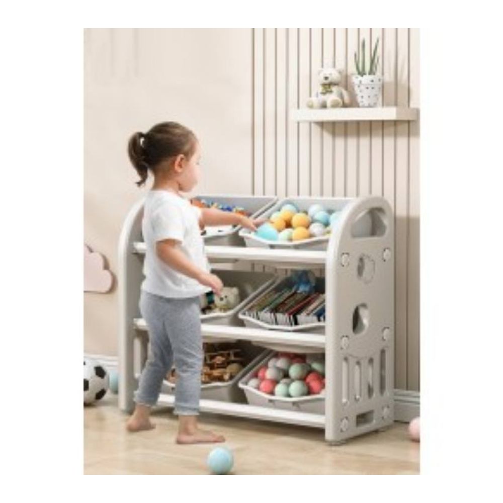Mamakids ormarić organizator za dječje igračke 110X40X70 cm slika 5