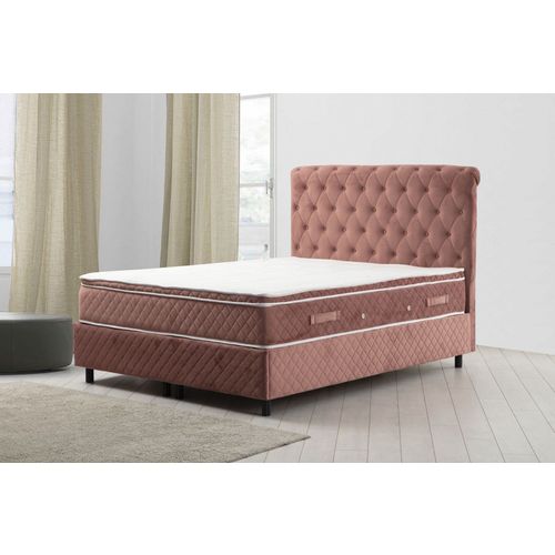 Sonata Set 120 x 200 - Dusty Rose Dusty Rose Single Mattress, Base & Headboard slika 1