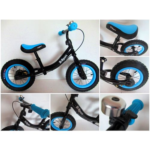 Bicikl bez pedala Sport R3 - crno/plavi slika 2