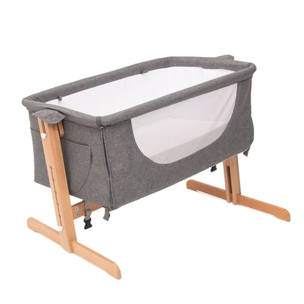 Kukka Drvena kolijevka za bebe Natural Wood slika 4