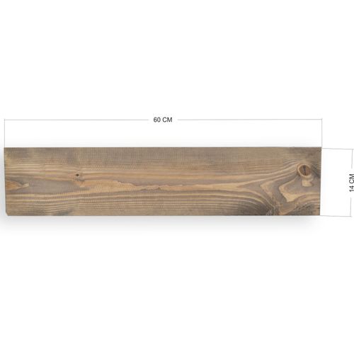 LAM016 Walnut Decorative Wooden Wall Shelf slika 10