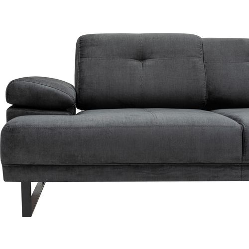 Atelier Del Sofa Kutna garnitura, Antracit, Mustang Large Right - Antracite slika 12