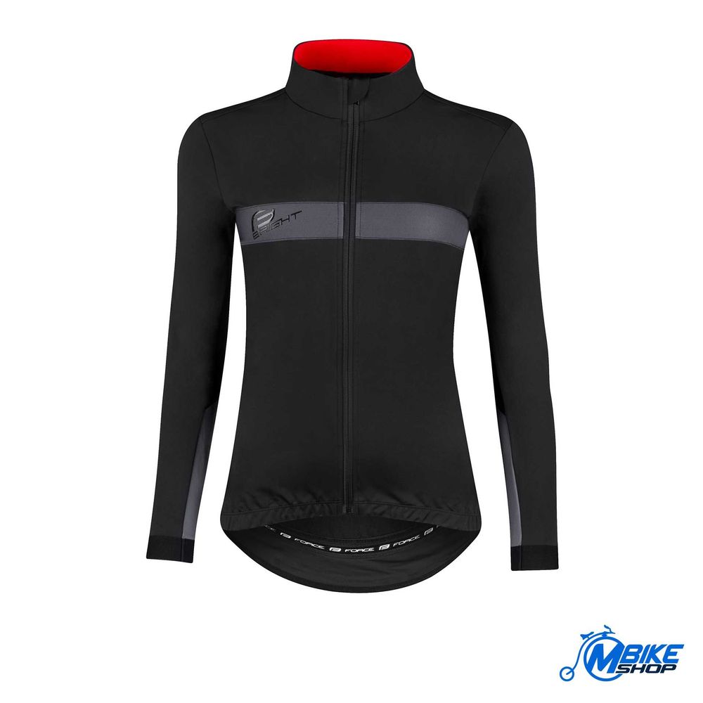 Force Ženska zimska jakna za biciklizam Bright Lady Black L slika 1