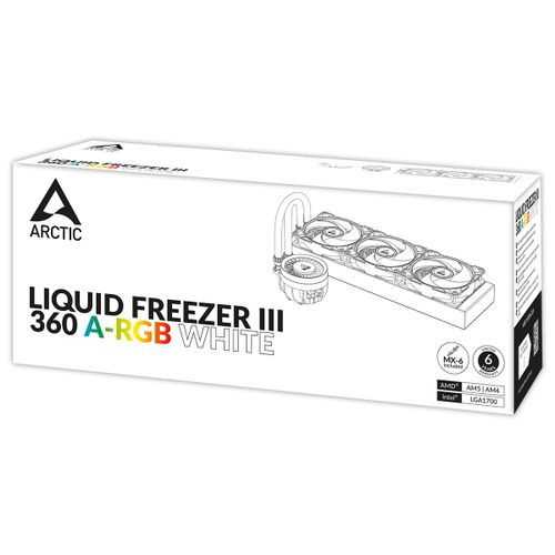 ARCTIC LIQUID FREEZER III 360mm A-RGB vodeno hlađenje za INTEL/AMD procesore slika 5