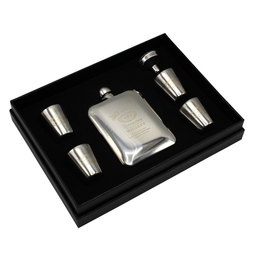 Poklon set Jack Daniel's ploska 240 ml, 4 čašice i lijevak, model: 913-1955 slika 1