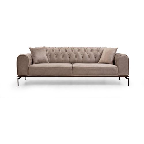 Atelier Del Sofa Trosjed SIESTA, Siesta With Capitone 3 Seater - Cream slika 4