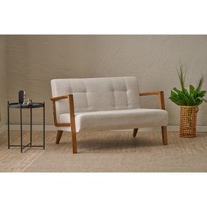 Kemer - Krem Dvosjed Sofa