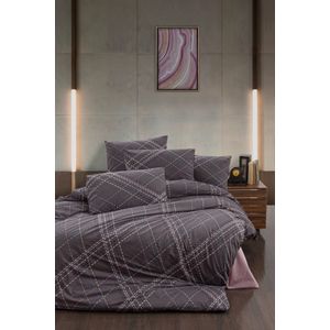 L'essential Maison Briana - Plum Plum Set Posteljine za Dvostruki Jorgan