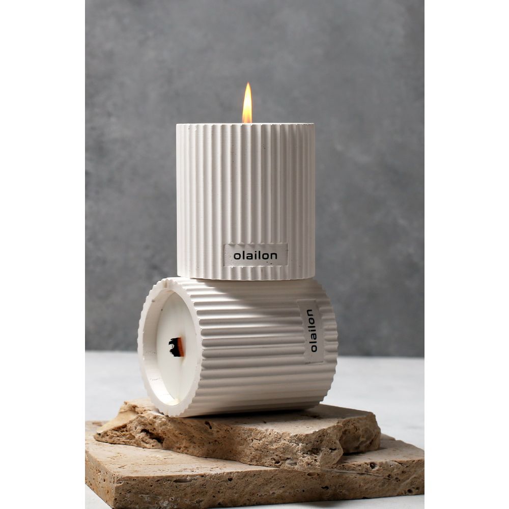 Candle Damla - v2 colours: White slika 1