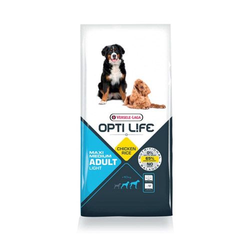 Opti Life Light Adult Medium i Maxi Piletina i Pirinač 12,5 kg slika 1