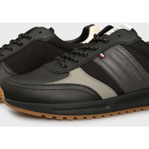 TOMMY HILFIGER BLACK MEN'S SPORTS SHOES slika 6