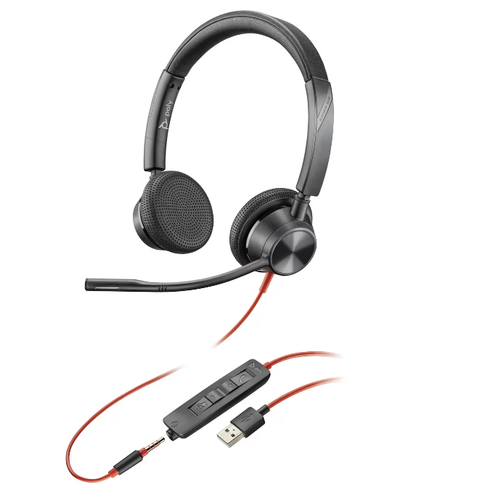 HP Poly 76J20AA HP Poly Blackwire 3325 USB-A Headset, Black slika 1