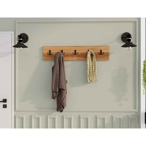 Wall hook Beşli -  colour:  Walnut 