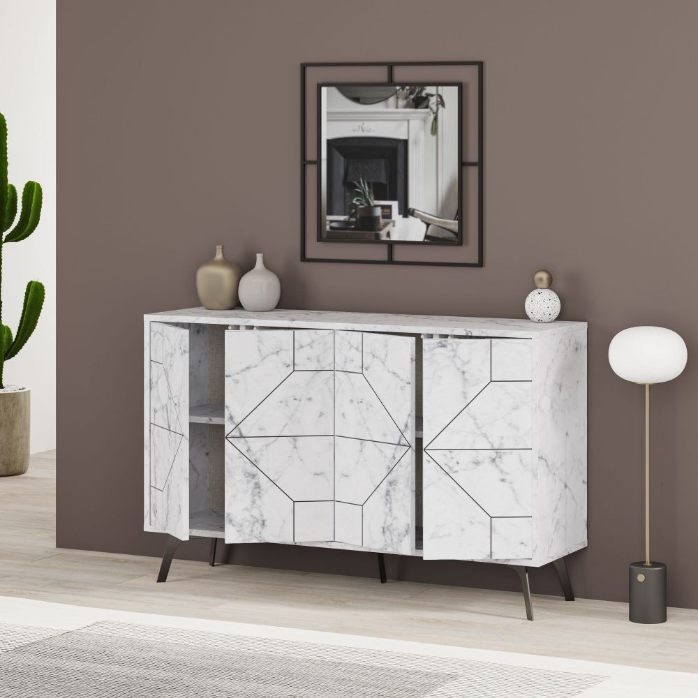 Dune - Carrara Bijela Konsole slika 2