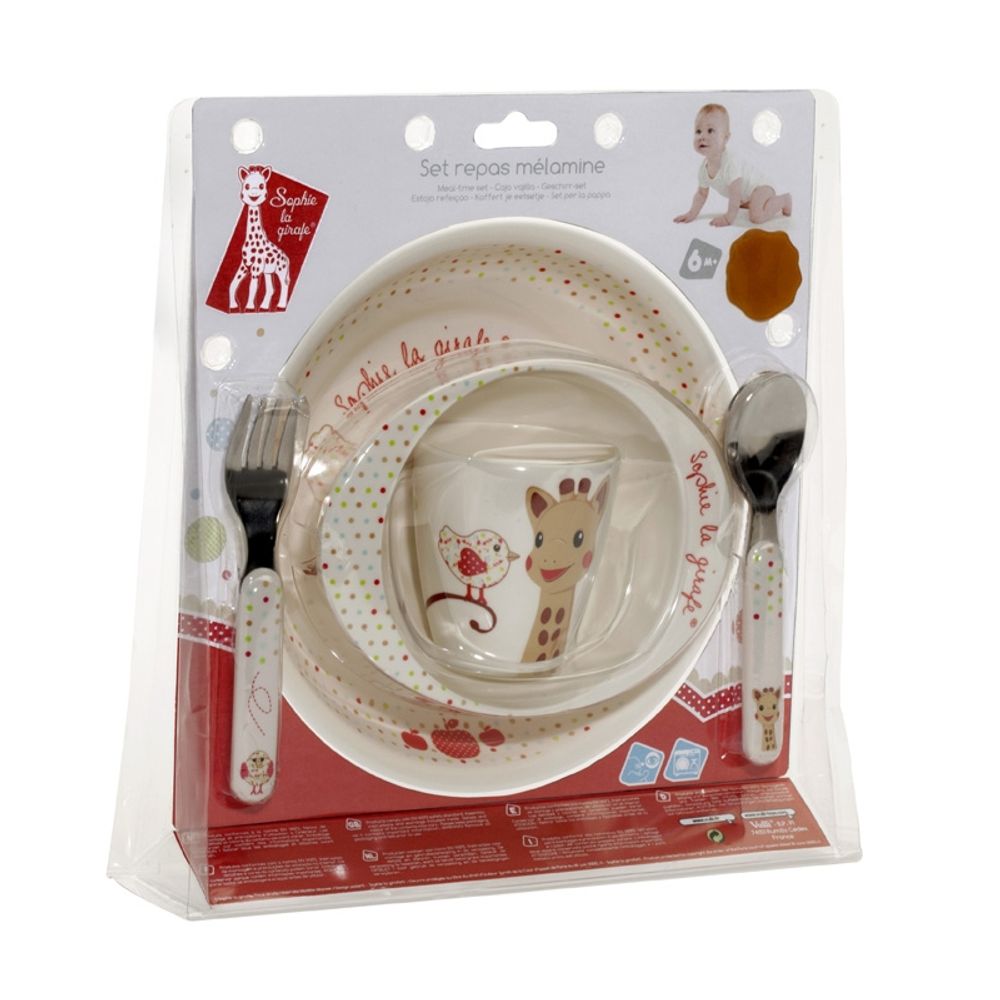 Sophie La Girafe Set za jelo Kiwi slika 4